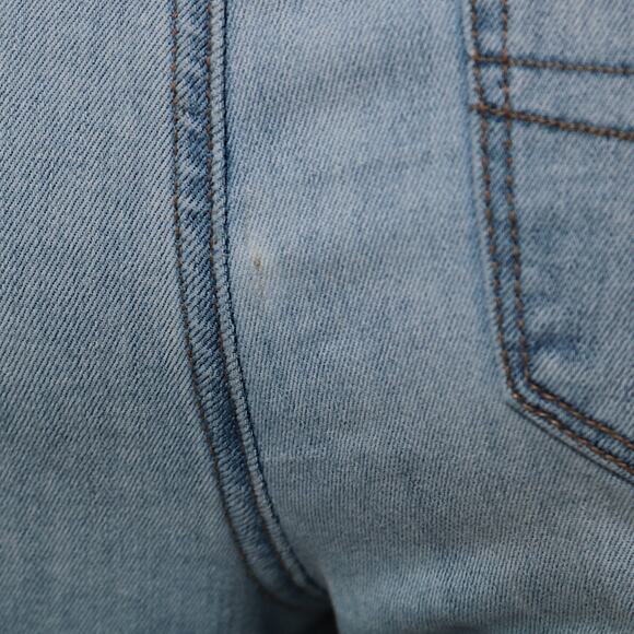 American Eagle Women's Light Wash Curvy Hi-Rise Jegging Split Hem Size 8 - Picture 6 of 11